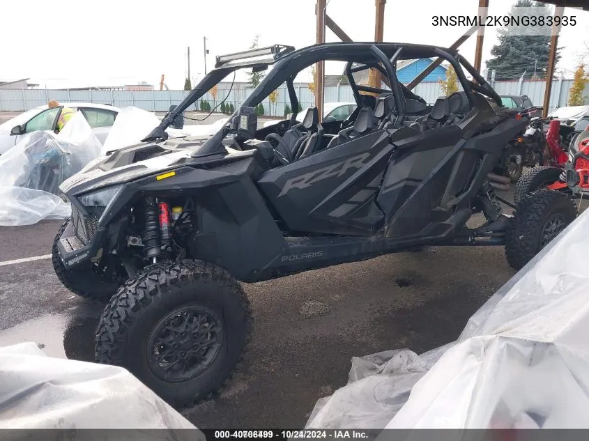 2022 Polaris Rzr Pro R 4 Ultimate Launch Edition VIN: 3NSRML2K9NG383935 Lot: 40706499