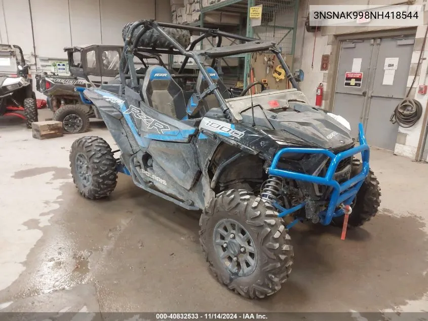 2022 Polaris Rzr Xp 1000 Premium VIN: 3NSNAK998NH418544 Lot: 40832533