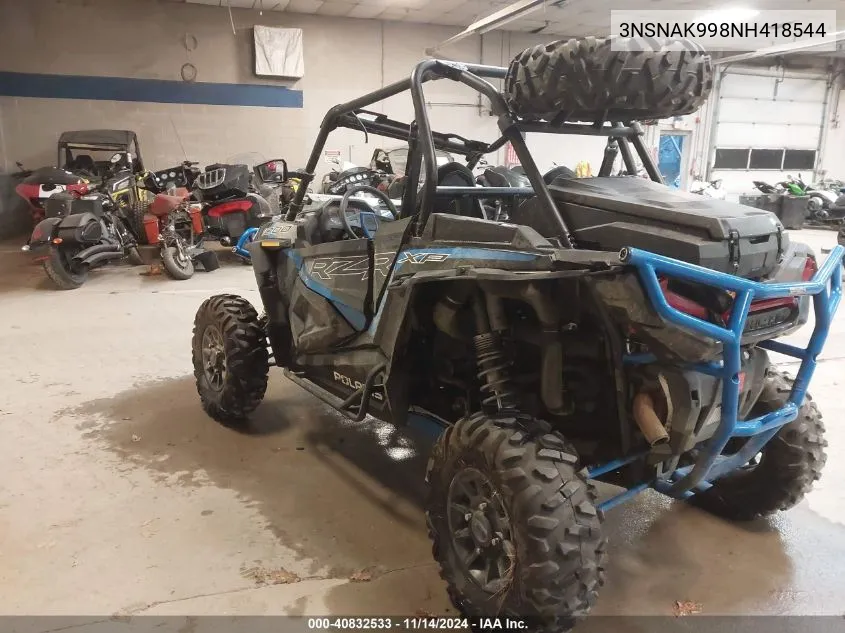 2022 Polaris Rzr Xp 1000 Premium VIN: 3NSNAK998NH418544 Lot: 40832533