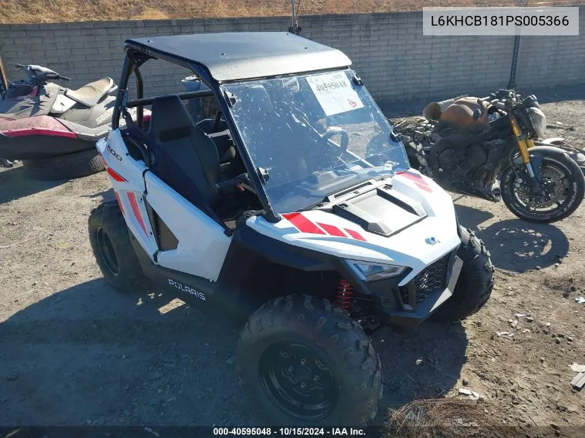 2023 Polaris Rzr 200 Efi VIN: L6KHCB181PS005366 Lot: 40595048