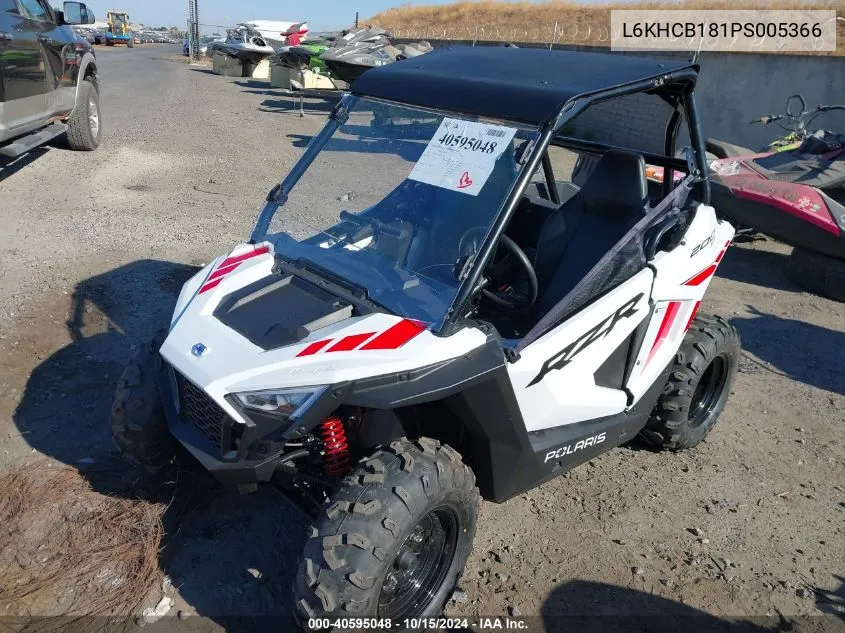 2023 Polaris Rzr 200 Efi VIN: L6KHCB181PS005366 Lot: 40595048