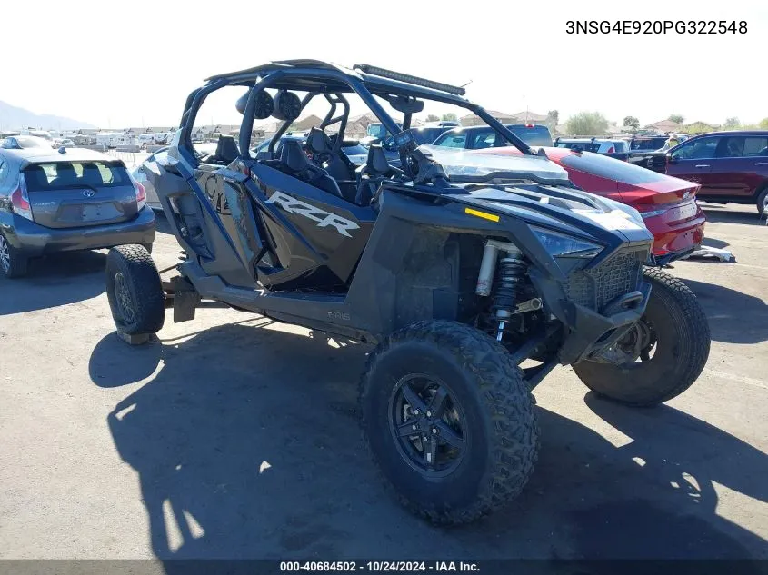 2023 Polaris Rzr Turbo R 4 Sport VIN: 3NSG4E920PG322548 Lot: 40684502