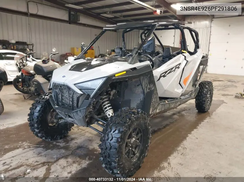 2023 Polaris Rzr Pro Xp 4 Sport VIN: 3NSR4E926PF291806 Lot: 40733132