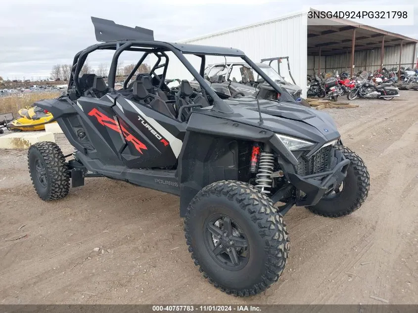 2023 Polaris Rzr Turbo R 4 Ultimate VIN: 3NSG4D924PG321798 Lot: 40757783