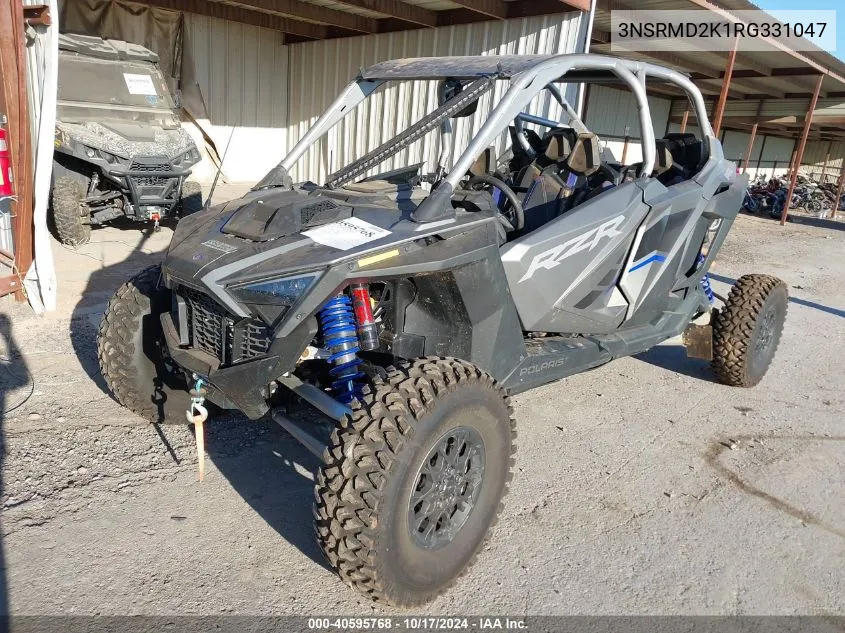 2024 Polaris Rzr Pro R 4 Ultimate VIN: 3NSRMD2K1RG331047 Lot: 40595768