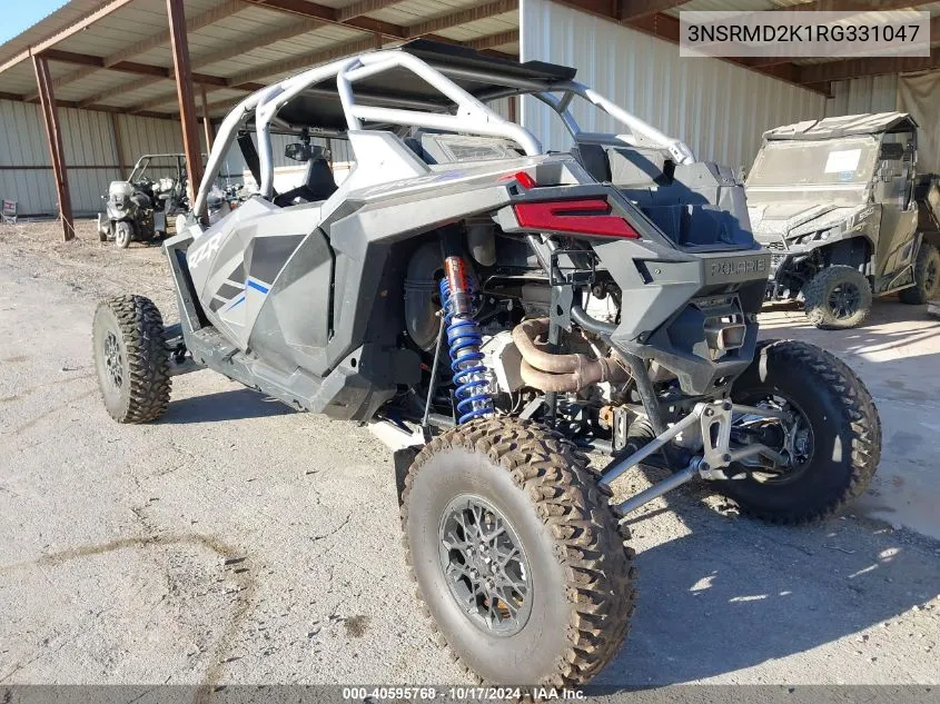 2024 Polaris Rzr Pro R 4 Ultimate VIN: 3NSRMD2K1RG331047 Lot: 40595768