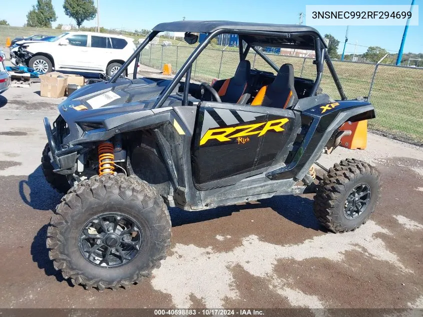 2024 Polaris Rzr Xp 1000 Premium VIN: 3NSNEC992RF294699 Lot: 40598883