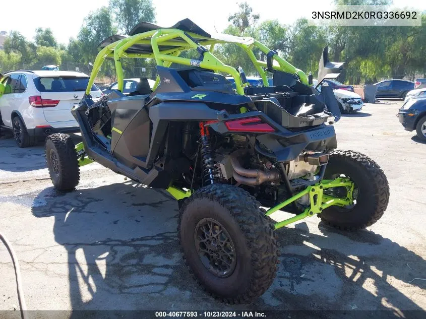 2024 Polaris Rzr Pro R 4 Ultimate VIN: 3NSRMD2K0RG336692 Lot: 40677593