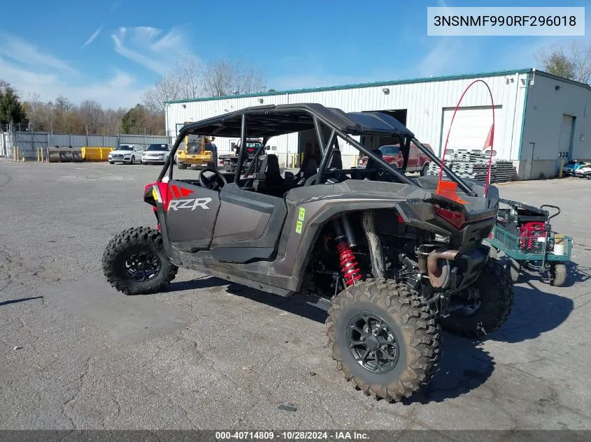 2024 Polaris Rzr Xp 4 1000 Ultimate VIN: 3NSNMF990RF296018 Lot: 40714809