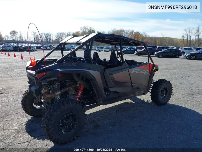 2024 Polaris Rzr Xp 4 1000 Ultimate VIN: 3NSNMF990RF296018 Lot: 40714809