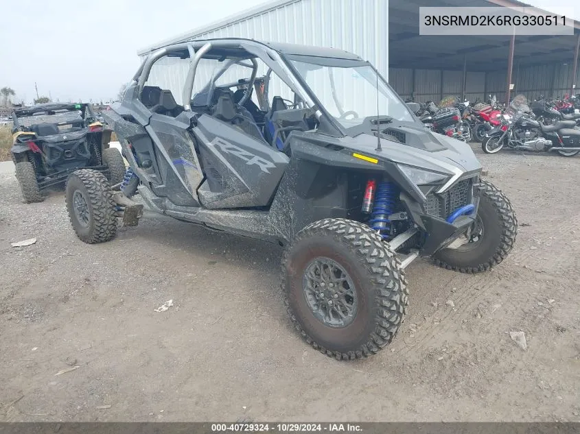 2024 Polaris Rzr Pro R 4 Ultimate VIN: 3NSRMD2K6RG330511 Lot: 40729324