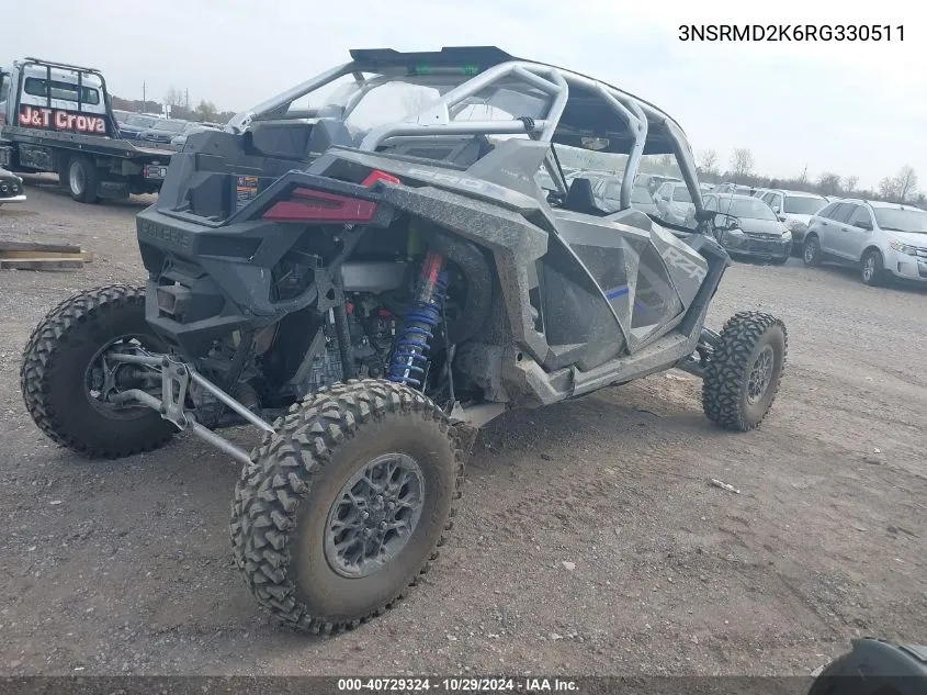 2024 Polaris Rzr Pro R 4 Ultimate VIN: 3NSRMD2K6RG330511 Lot: 40729324