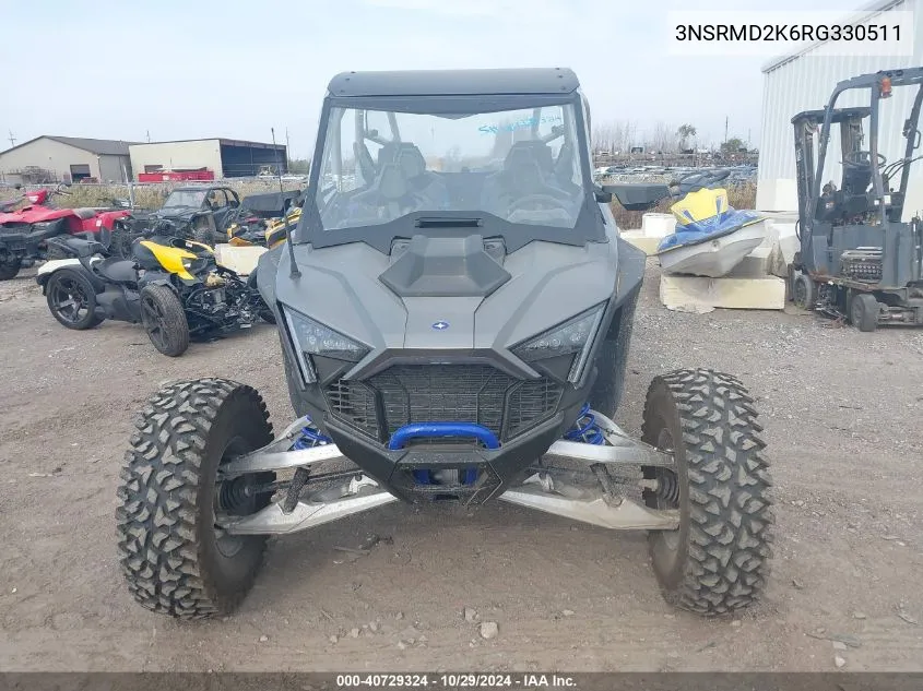 2024 Polaris Rzr Pro R 4 Ultimate VIN: 3NSRMD2K6RG330511 Lot: 40729324