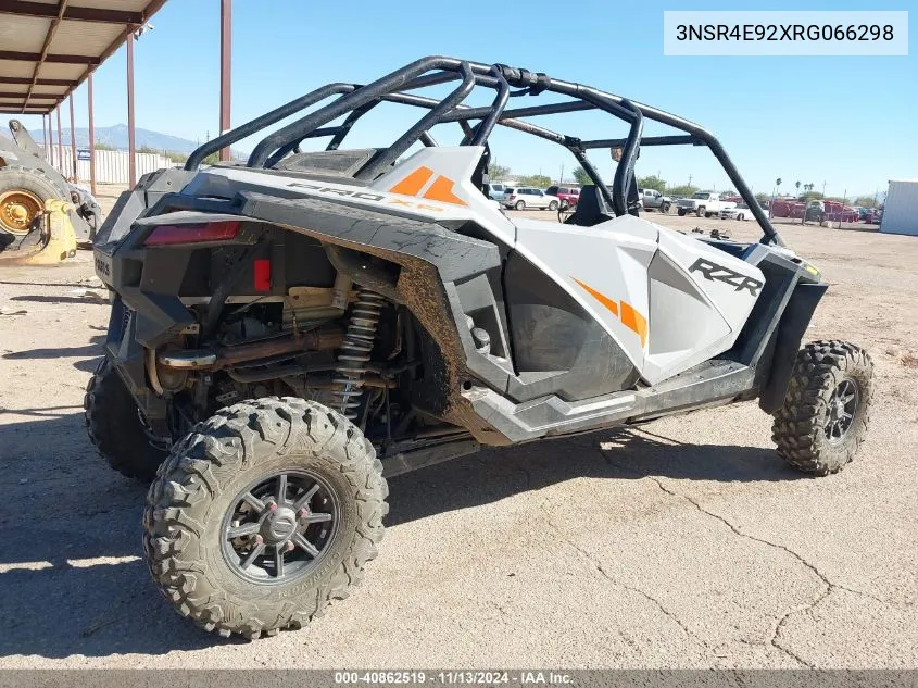 2024 Polaris Rzr Pro Xp 4 Sport VIN: 3NSR4E92XRG066298 Lot: 40862519