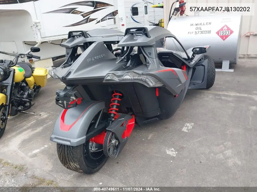 2018 Polaris Slingshot Sl VIN: 57XAAPFA7J8130202 Lot: 40749611