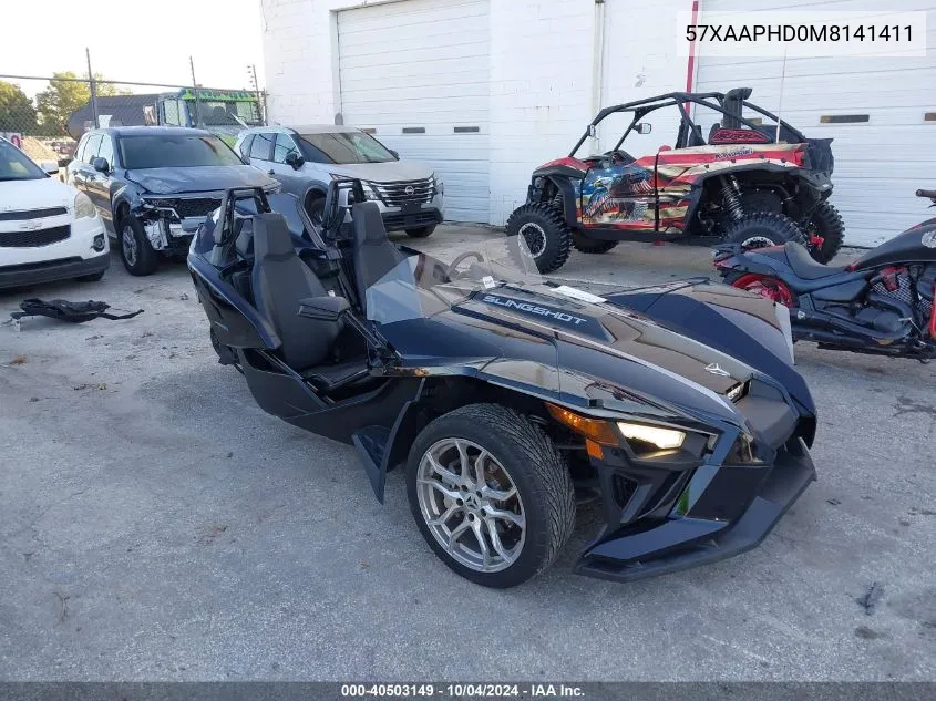 2021 Polaris Slingshot Sl VIN: 57XAAPHD0M8141411 Lot: 40503149