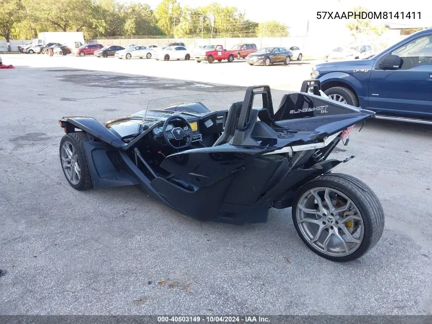 2021 Polaris Slingshot Sl VIN: 57XAAPHD0M8141411 Lot: 40503149