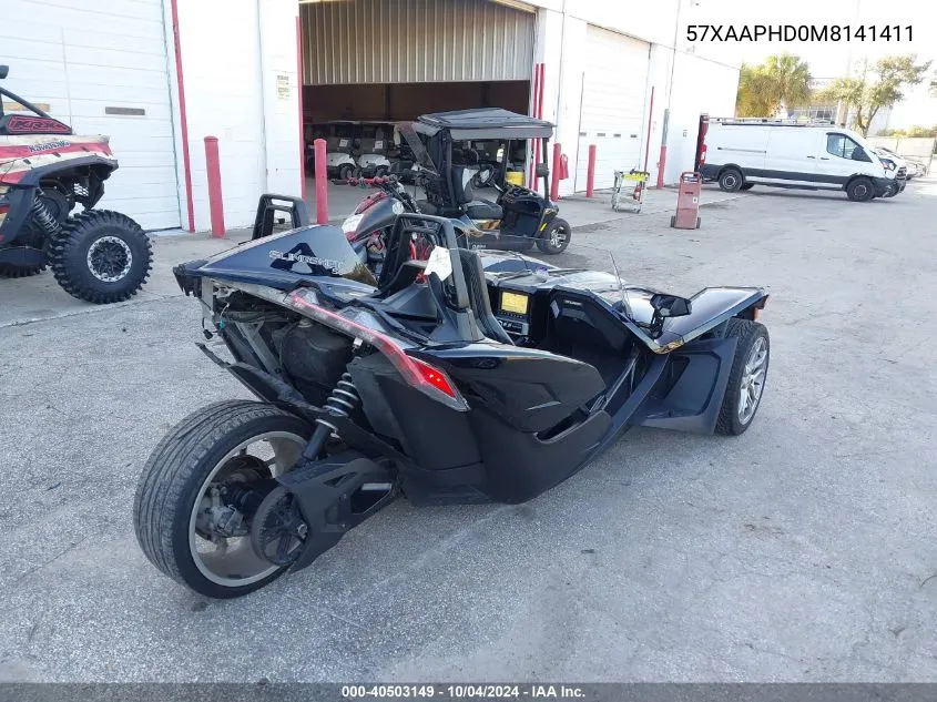 2021 Polaris Slingshot Sl VIN: 57XAAPHD0M8141411 Lot: 40503149