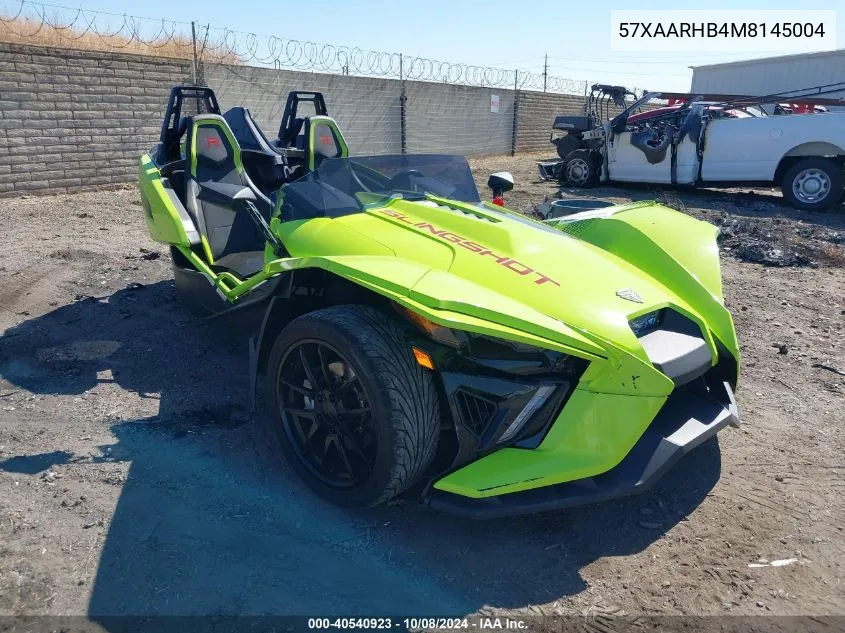 2021 Polaris Slingshot R/Le VIN: 57XAARHB4M8145004 Lot: 40540923