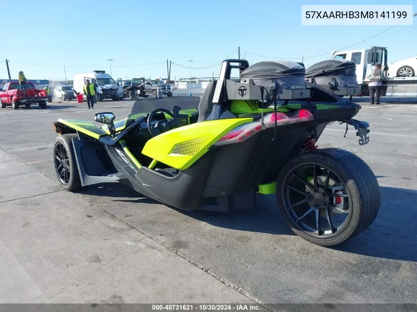 2021 Polaris Slingshot R/Le VIN: 57XAARHB3M8141199 Lot: 40731621