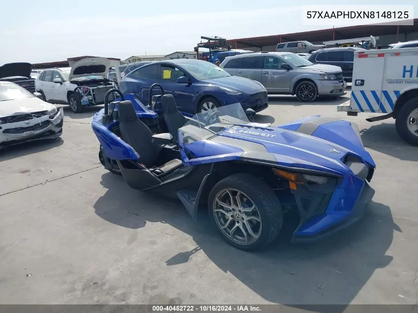 2022 Polaris Slingshot Sl VIN: 57XAAPHDXN8148125 Lot: 40452722