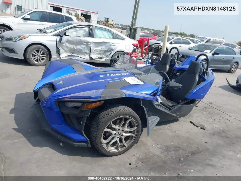 2022 Polaris Slingshot Sl VIN: 57XAAPHDXN8148125 Lot: 40452722