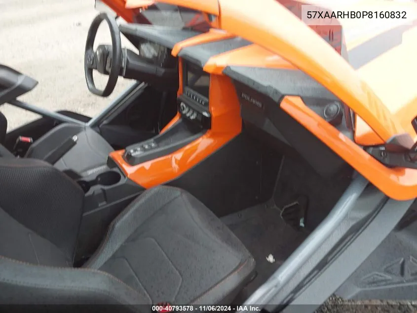 2023 Polaris Slingshot R VIN: 57XAARHB0P8160832 Lot: 40793578