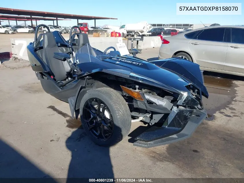 2023 Polaris Slingshot S With Technology Package VIN: 57XAATGDXP8158070 Lot: 40801239