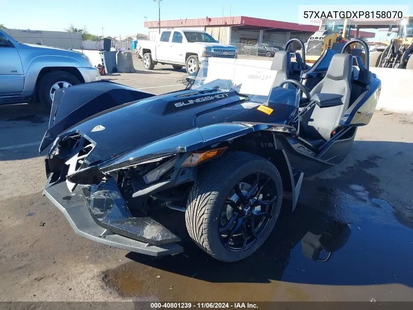 2023 Polaris Slingshot S With Technology Package VIN: 57XAATGDXP8158070 Lot: 40801239