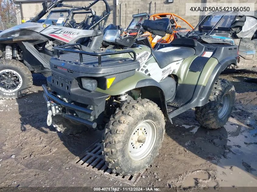 2004 Polaris Sportsman 500 VIN: 4XAJD50A542196050 Lot: 40757662