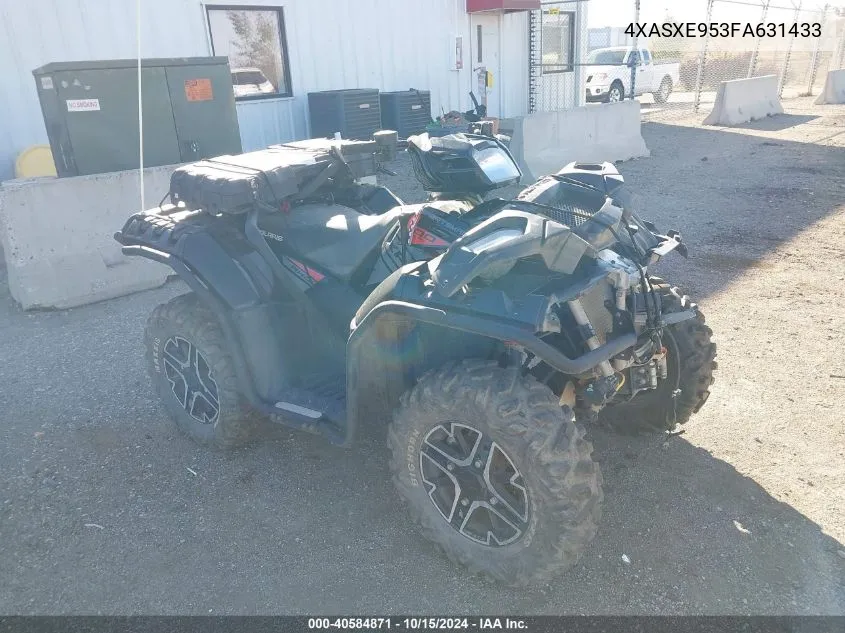 2015 Polaris Sportsman Xp 1000 VIN: 4XASXE953FA631433 Lot: 40584871