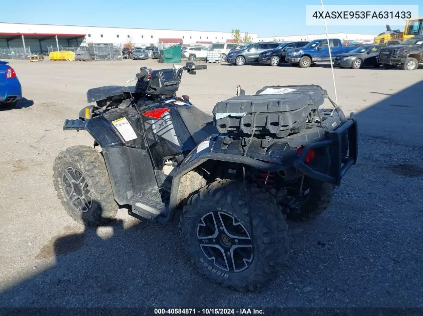 2015 Polaris Sportsman Xp 1000 VIN: 4XASXE953FA631433 Lot: 40584871