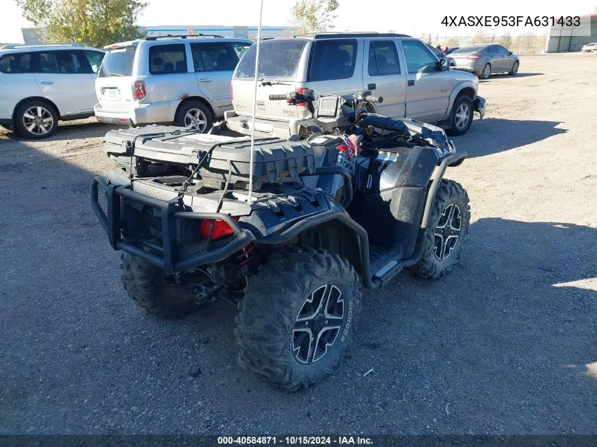 2015 Polaris Sportsman Xp 1000 VIN: 4XASXE953FA631433 Lot: 40584871