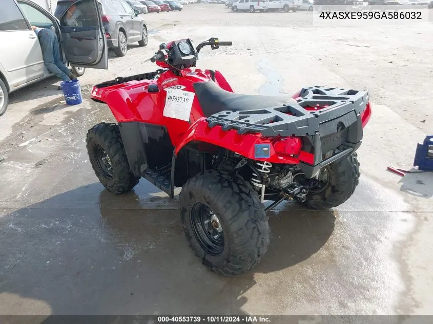 2016 Polaris Sportsman Xp 1000 VIN: 4XASXE959GA586032 Lot: 40553739