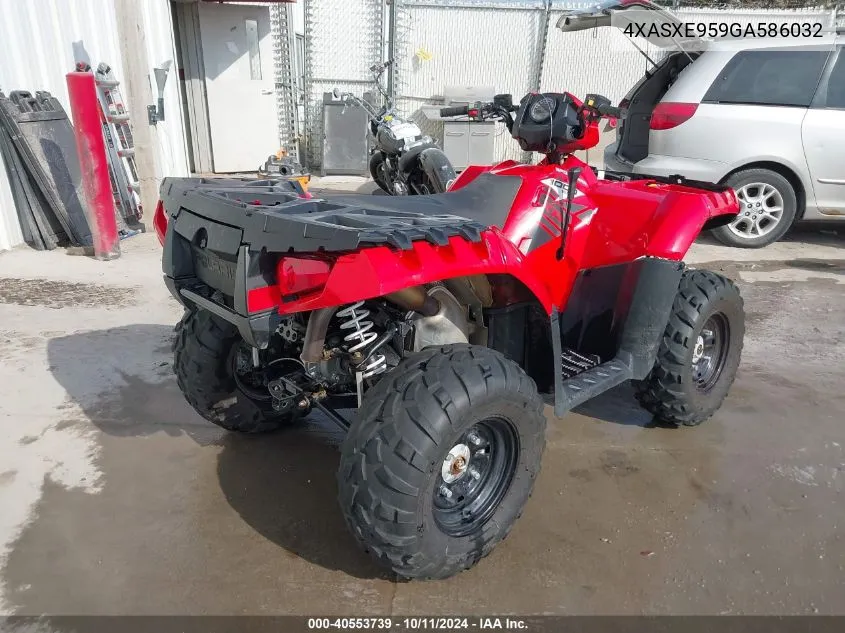 2016 Polaris Sportsman Xp 1000 VIN: 4XASXE959GA586032 Lot: 40553739