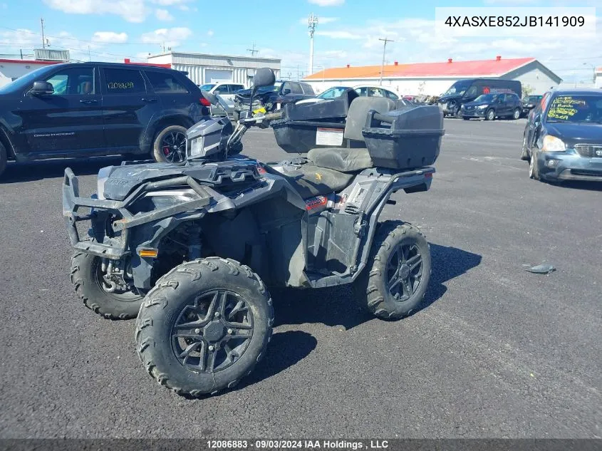 2018 Polaris Sportsman 850 Sp VIN: 4XASXE852JB141909 Lot: 12086883