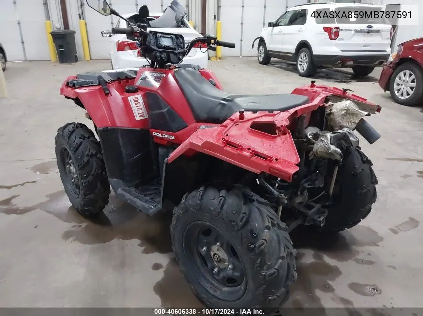 2021 Polaris Sportsman 850 VIN: 4XASXA859MB787591 Lot: 40606338