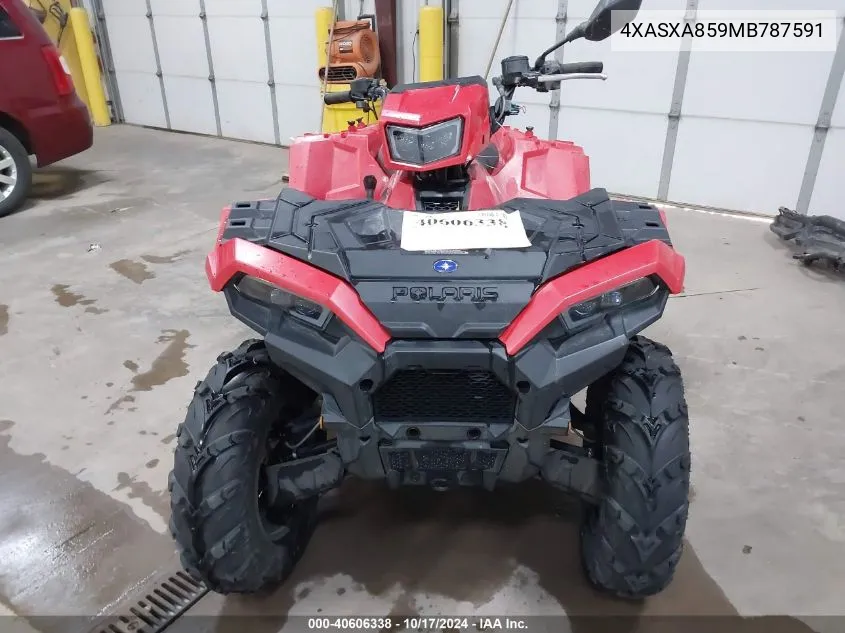 2021 Polaris Sportsman 850 VIN: 4XASXA859MB787591 Lot: 40606338