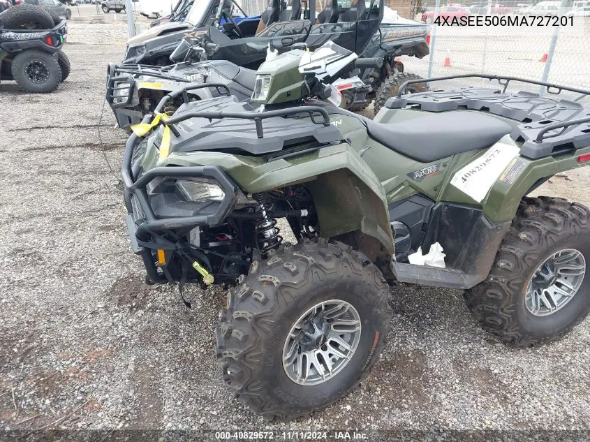 2021 Polaris Sportsman 450 H.o. Eps VIN: 4XASEE506MA727201 Lot: 40829572