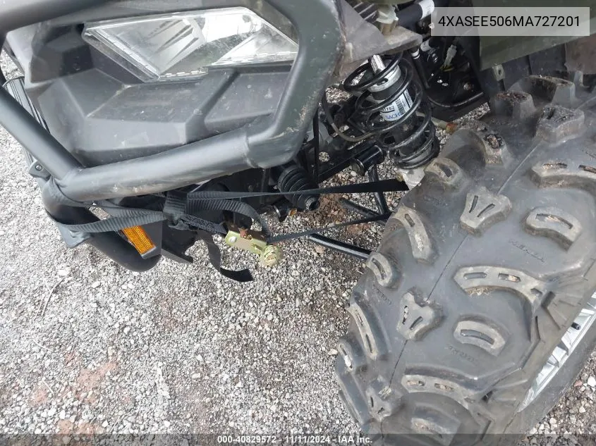 2021 Polaris Sportsman 450 H.o. Eps VIN: 4XASEE506MA727201 Lot: 40829572