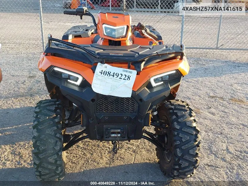 2022 Polaris Sportsman 570 Ultimate Trail Le VIN: 4XASHZ57XNA141615 Lot: 40849228