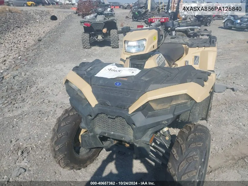 2023 Polaris Sportsman 850 VIN: 4XASXA856PA126840 Lot: 40657362