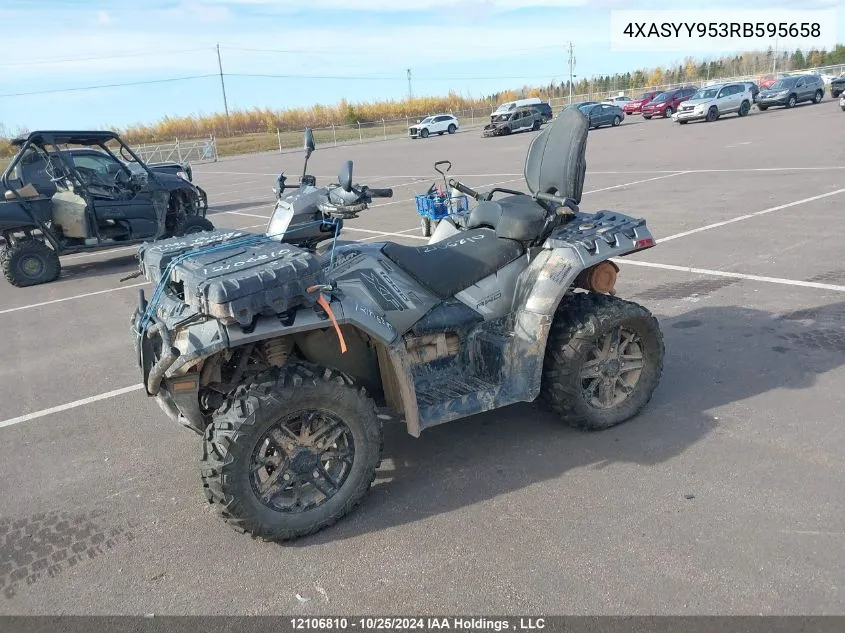 2024 Polaris Sportsman Touring Xp 1000 Trail VIN: 4XASYY953RB595658 Lot: 12106810