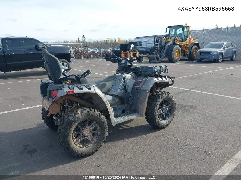 2024 Polaris Sportsman Touring Xp 1000 Trail VIN: 4XASYY953RB595658 Lot: 12106810