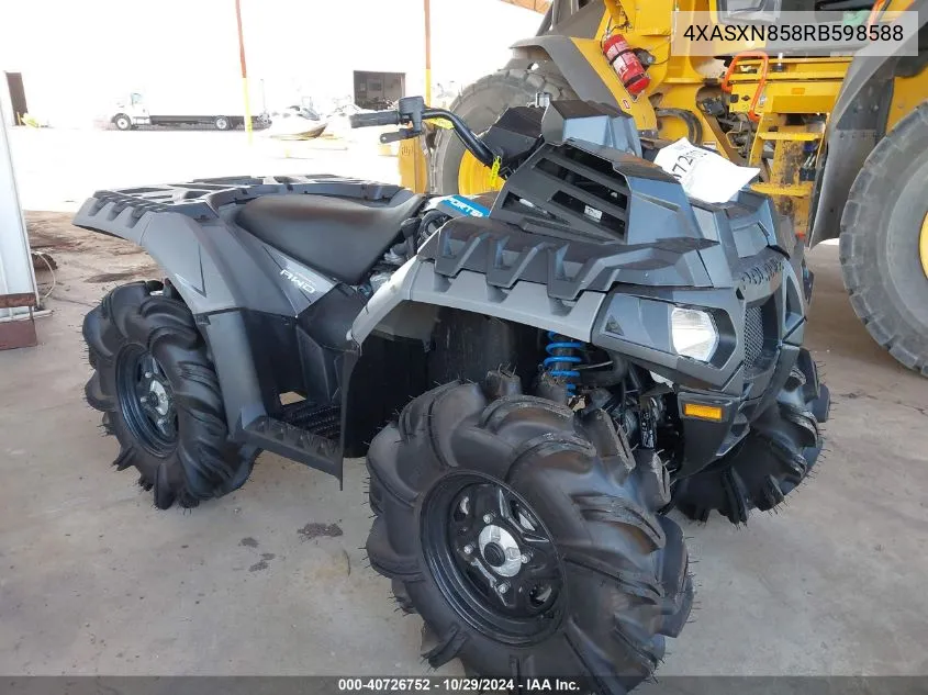 2024 Polaris Sportsman 850 High Lifter Edition VIN: 4XASXN858RB598588 Lot: 40726752