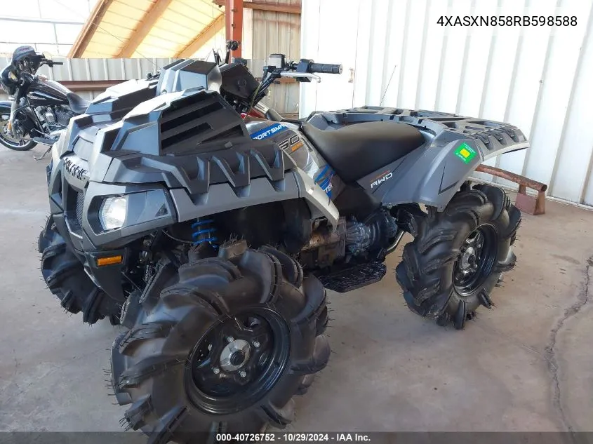 2024 Polaris Sportsman 850 High Lifter Edition VIN: 4XASXN858RB598588 Lot: 40726752