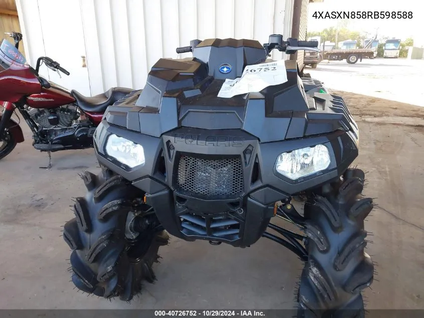 2024 Polaris Sportsman 850 High Lifter Edition VIN: 4XASXN858RB598588 Lot: 40726752