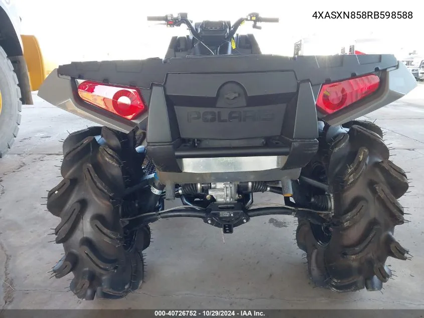 2024 Polaris Sportsman 850 High Lifter Edition VIN: 4XASXN858RB598588 Lot: 40726752