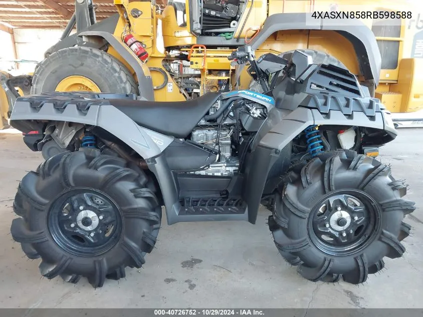 2024 Polaris Sportsman 850 High Lifter Edition VIN: 4XASXN858RB598588 Lot: 40726752