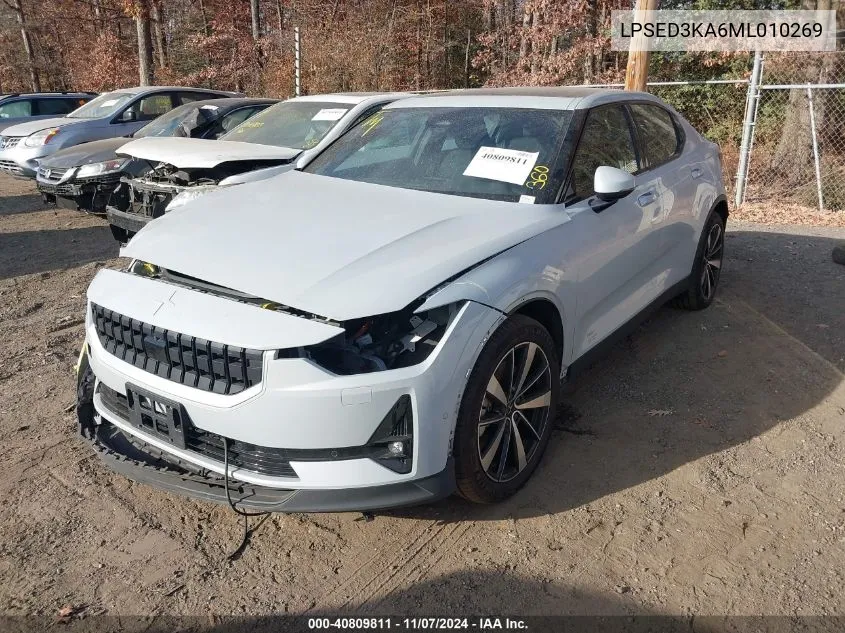 2021 Polestar 2 Launch Edition VIN: LPSED3KA6ML010269 Lot: 40809811